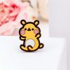 JinSheu Cheek The Hamster Pin Pins, Patches & Keychains