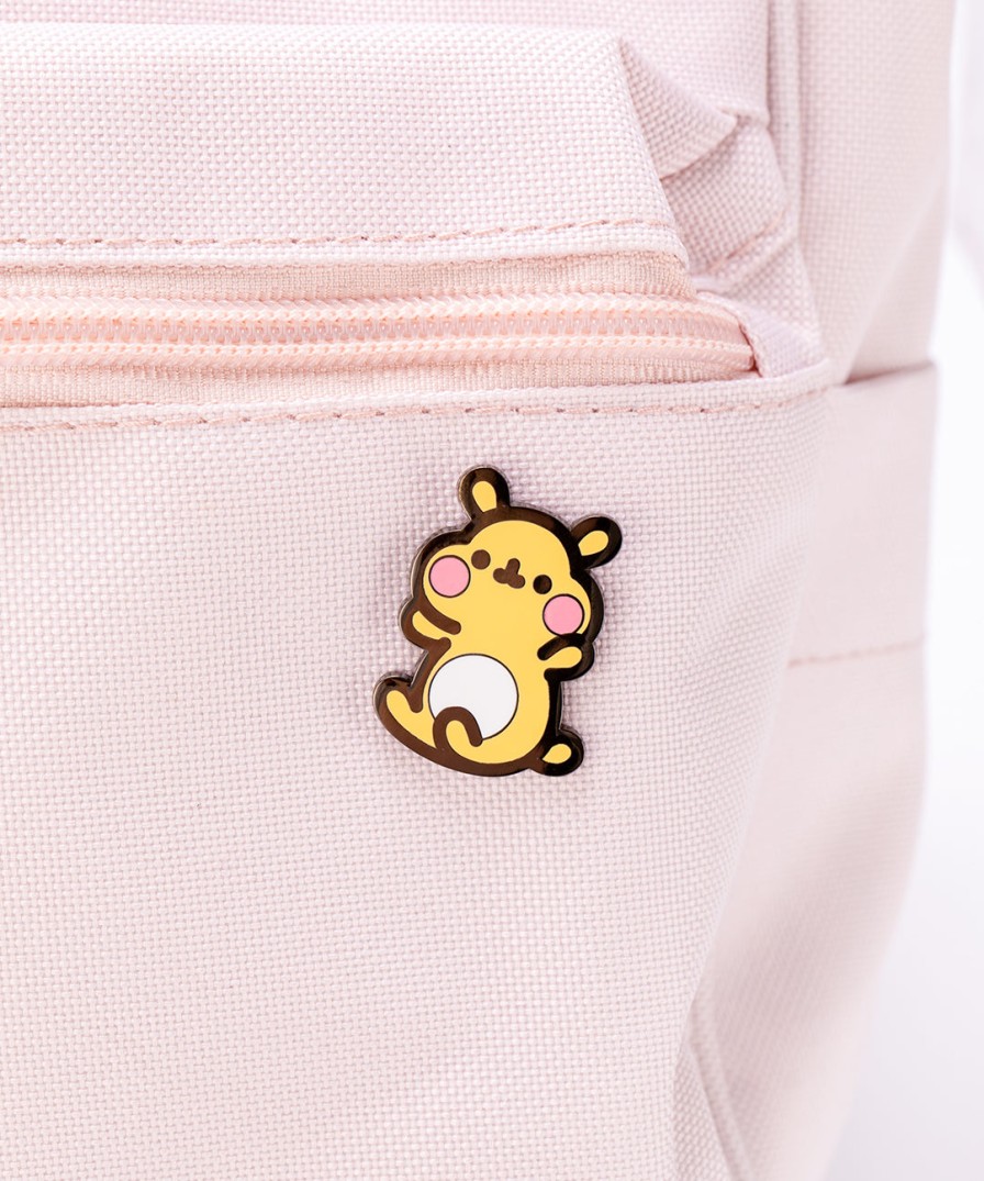 JinSheu Cheek The Hamster Pin Pins, Patches & Keychains