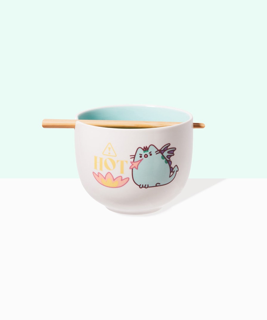 Enesco: ONIM Pusheen Hot Ramen Bowl & Chopstick Set Kitchen & Pet