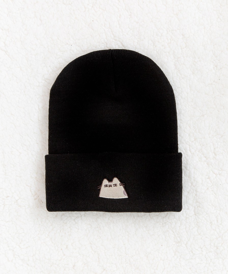 ACDC Suspicious Pusheen Knit Hat Masks & Hats