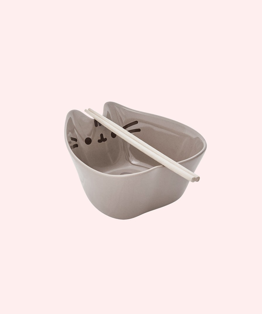 Enesco: ONIM Pusheen Ramen Bowl & Chopstick Set Kitchen & Pet