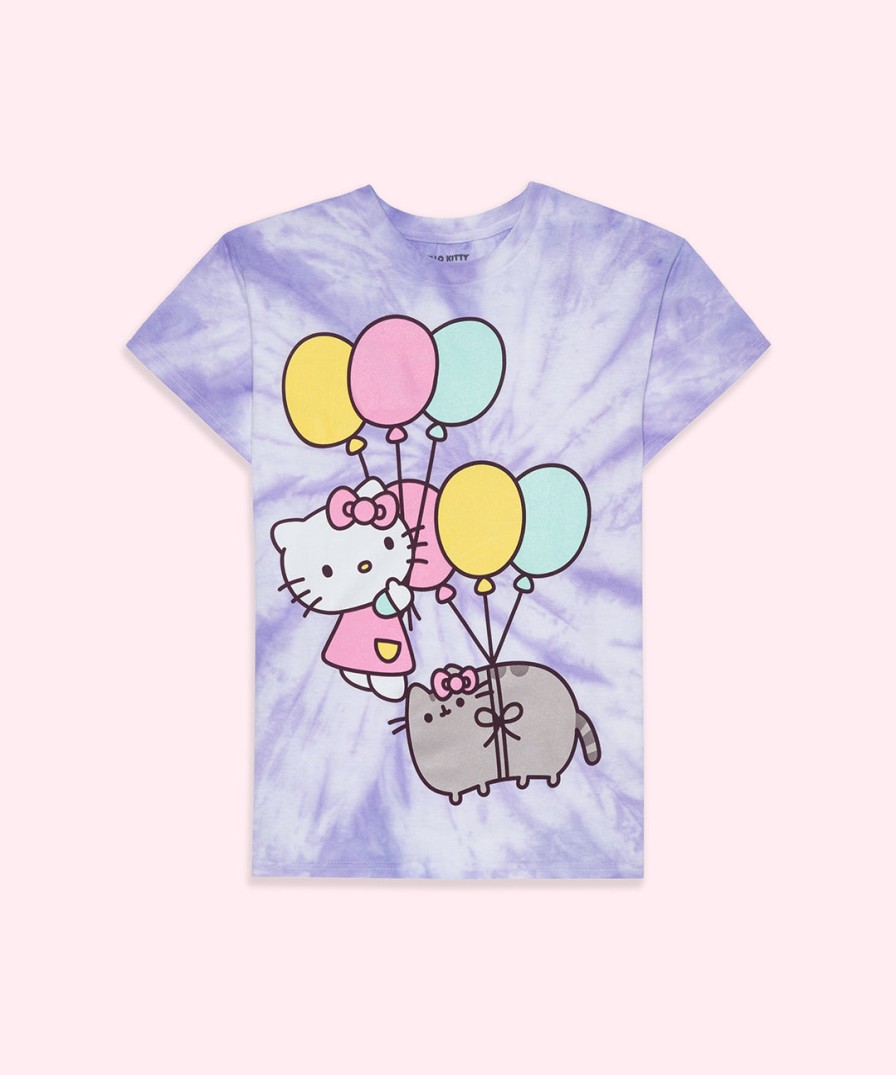 Hybrid Hello Kitty® X Pusheen® Purple Uni Tee Tees & Tanks