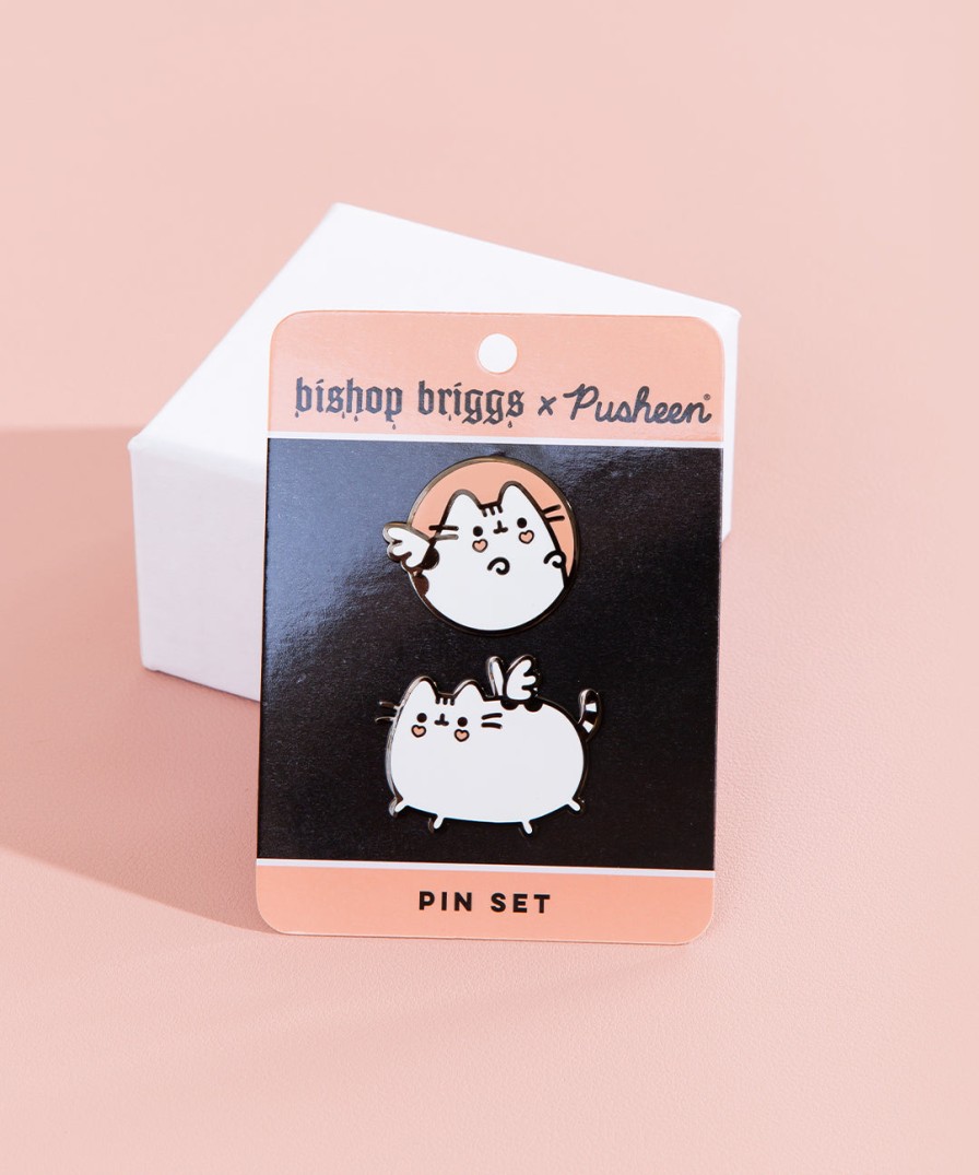 JinSheu Bishop Briggs X Pusheen Pin Set Pins, Patches & Keychains