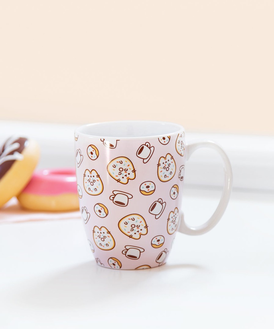 Enesco: ONIM Pusheen Pink Donuts & Coffee Mug Kitchen & Pet