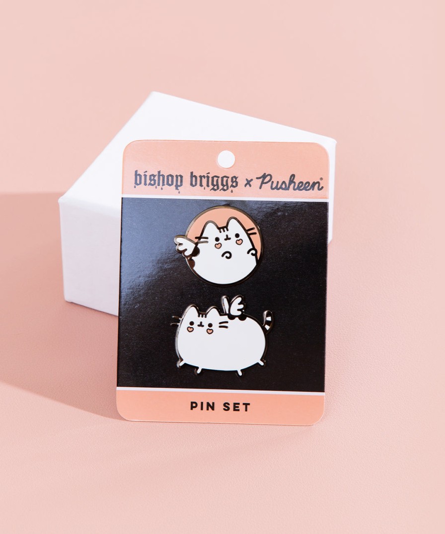 JinSheu Bishop Briggs X Pusheen Pin Set Bishop Briggs X Pusheen