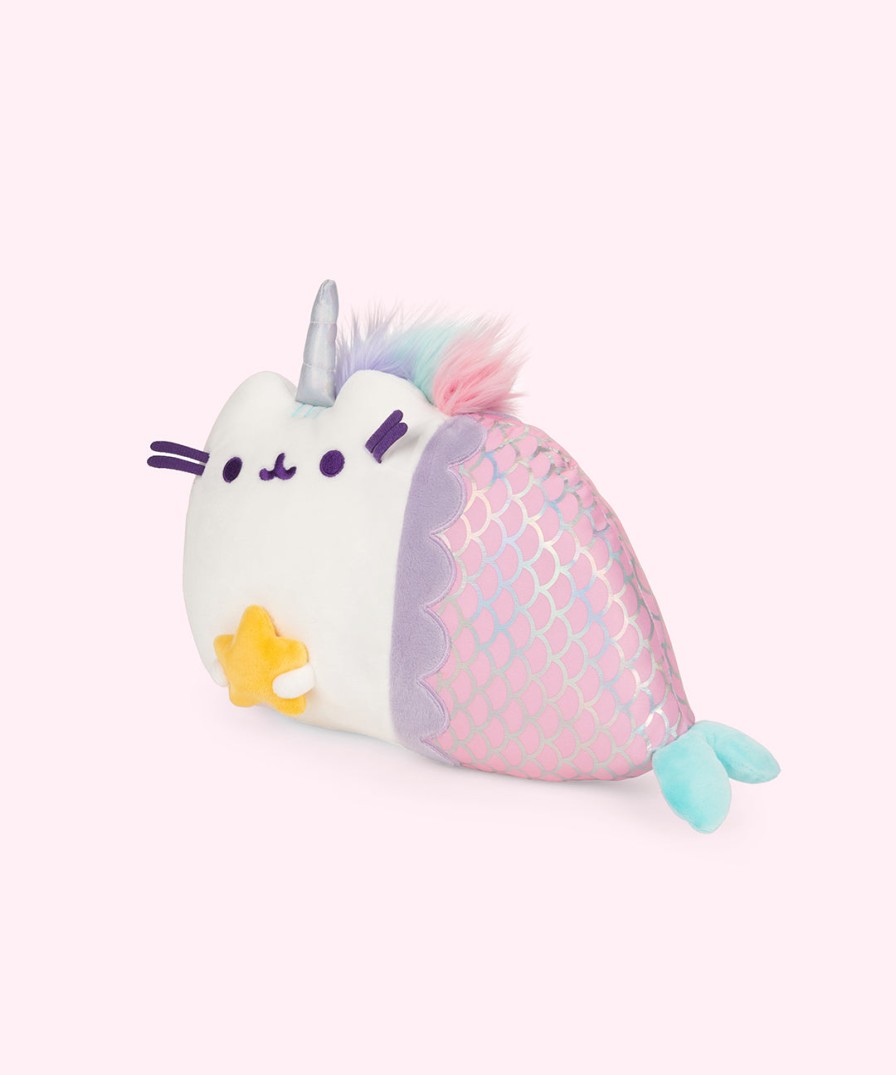 GUND Magical Lights Mermaid Pusheenicorn Plush & Squisheens