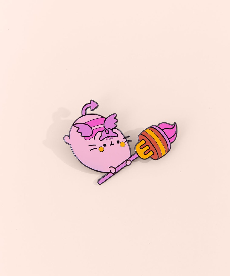 JinSheu Devil'S Food Cake Pusheen Deluxe Pin Pins, Patches & Keychains