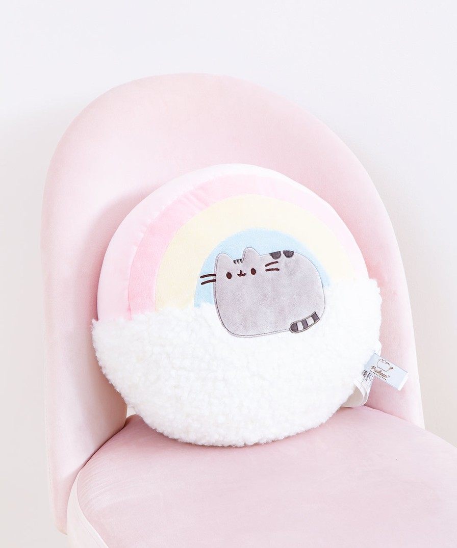 GUND Rainbow Pusheen Plush Pillow Bed & Bath