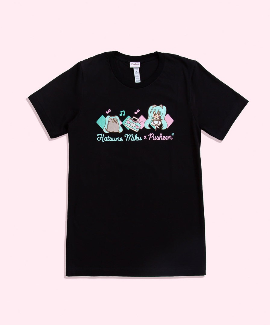 Jakprints Hatsune Miku X Pusheen Boombox Uni Tee Guys & Uni