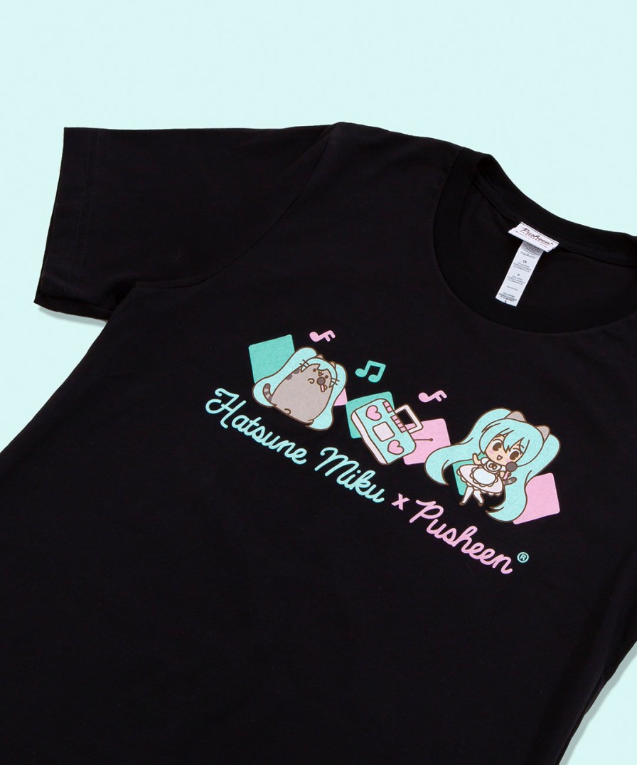 Jakprints Hatsune Miku X Pusheen Boombox Uni Tee Guys & Uni