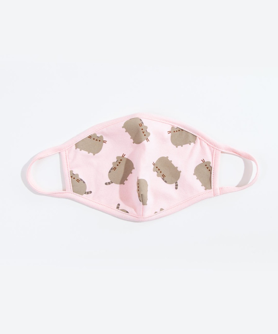 ACDC Pusheen Patterned Face Mask Masks & Hats