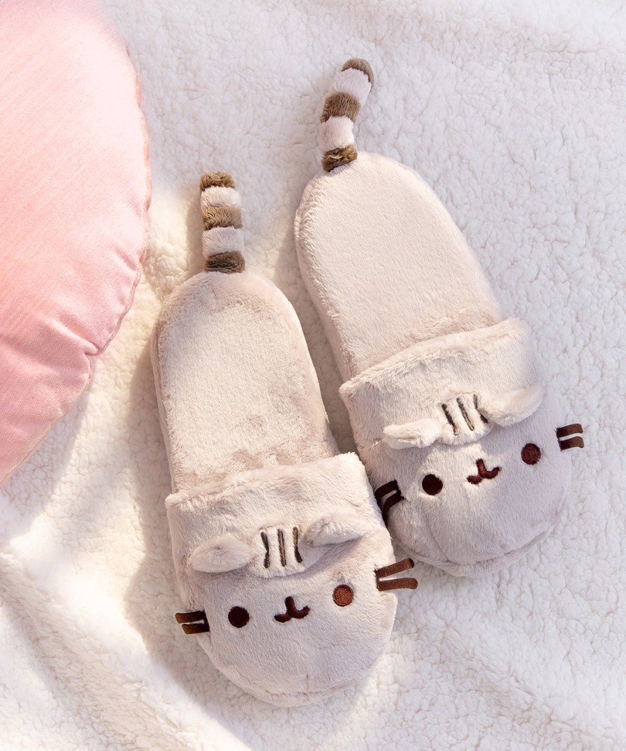 GUND Pusheen Plush Slippers Lounge & Sleep