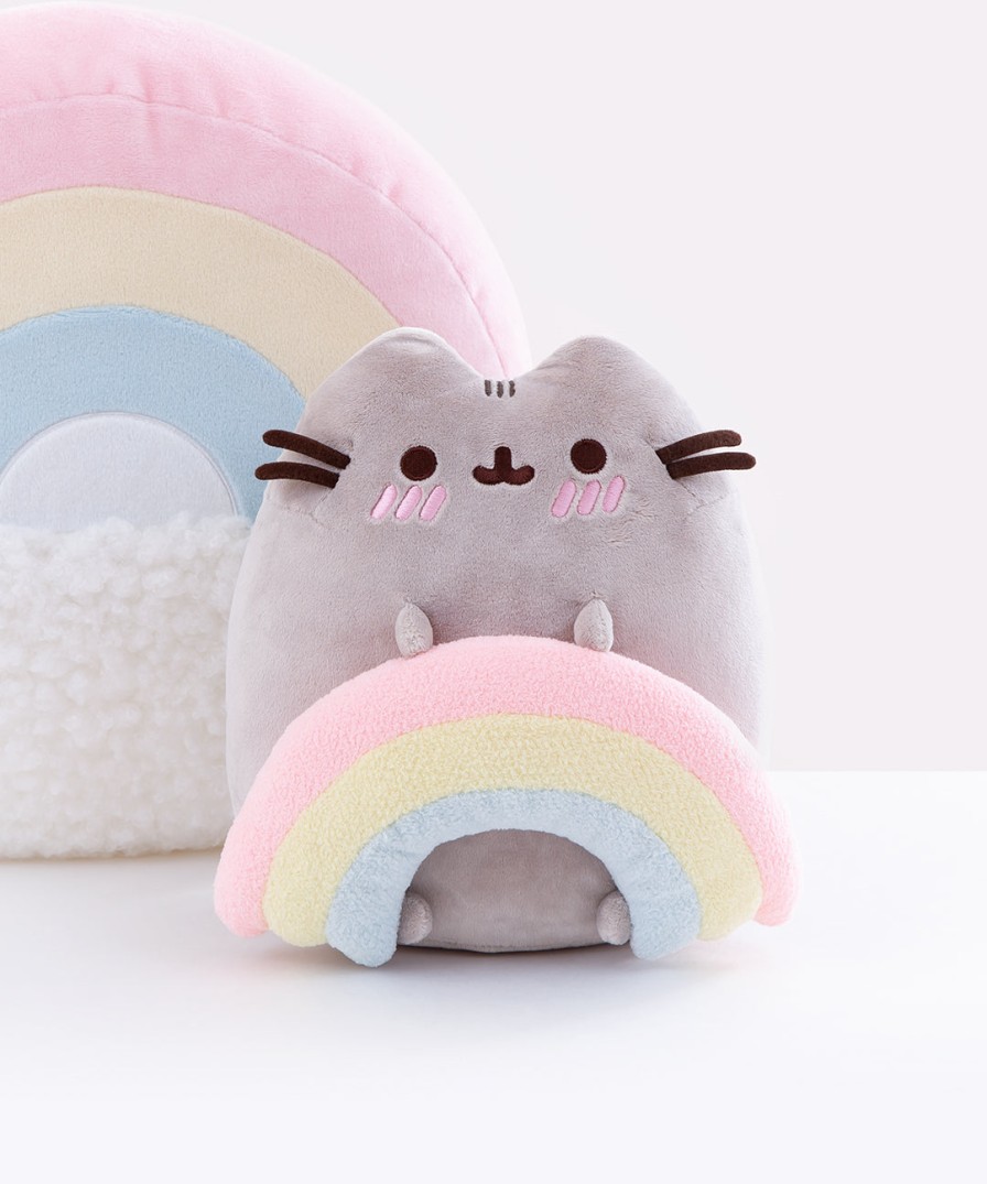 GUND Pusheen With Rainbow Plush Plush & Squisheens