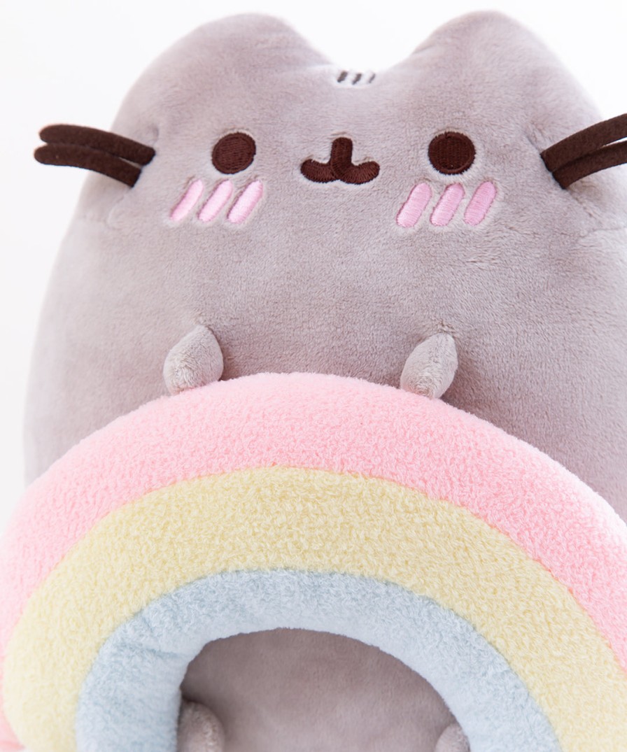 GUND Pusheen With Rainbow Plush Plush & Squisheens