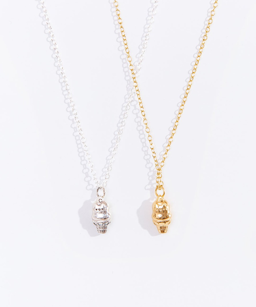 Licensed to Charm Pusheen Dipped Cone Charm Necklace Jewelry