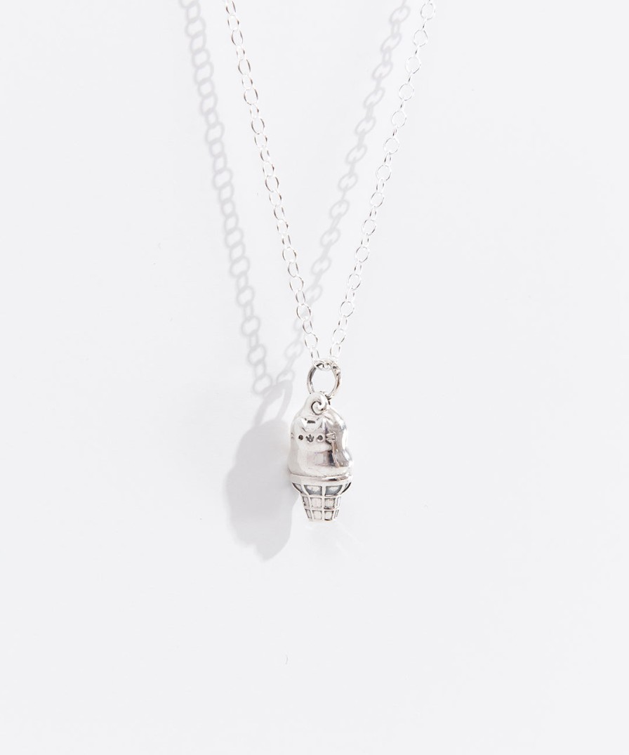 Licensed to Charm Pusheen Dipped Cone Charm Necklace Jewelry