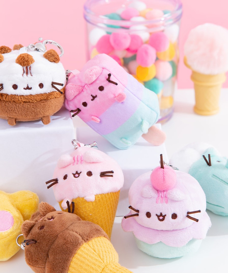 GUND Pusheen Ice Cream Surprise Plush Pins, Patches & Keychains