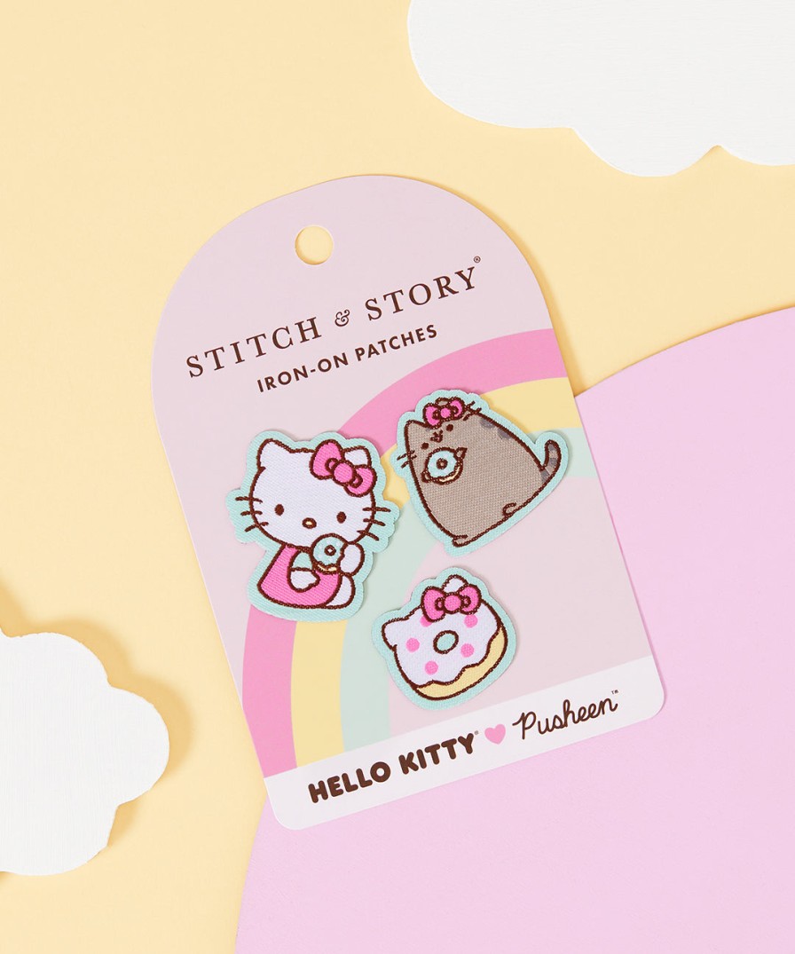 Stitch & Story Hello Kitty® X Pusheen® Patch Set Crafts & Games