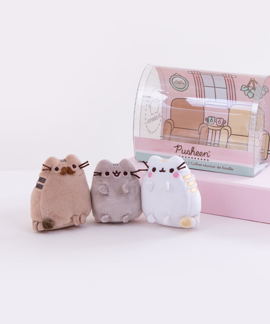 GUND Pusheen Family Gathering Plush Collector Set Plush & Squisheens