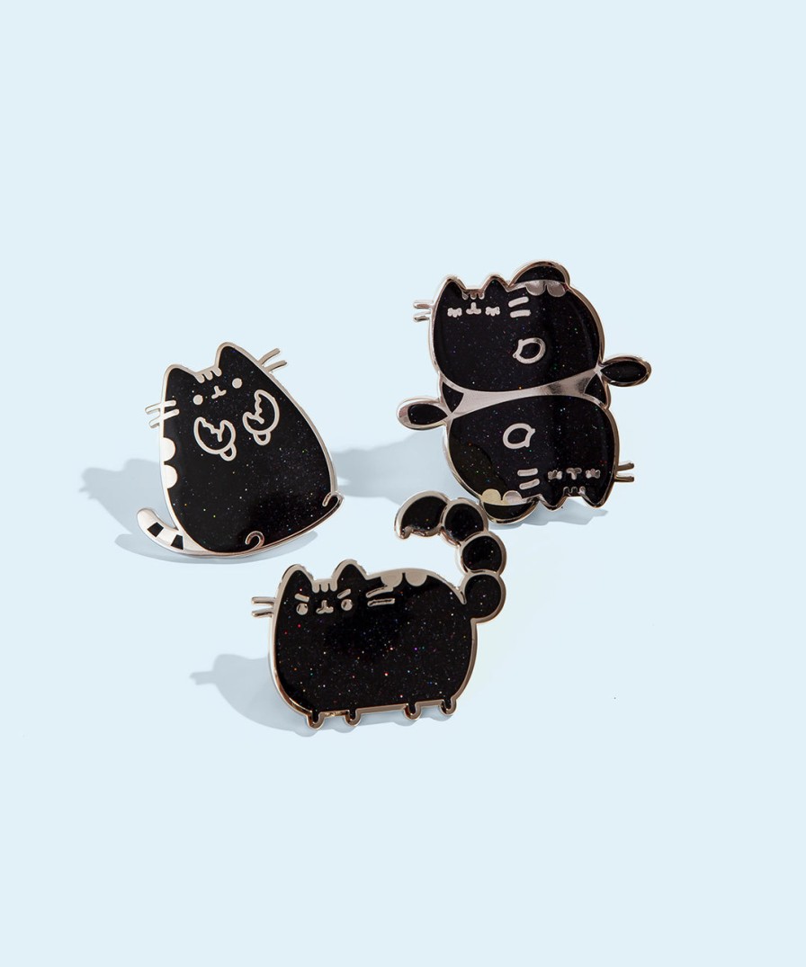 JinSheu Pusheen Cancer Pin Pins, Patches & Keychains