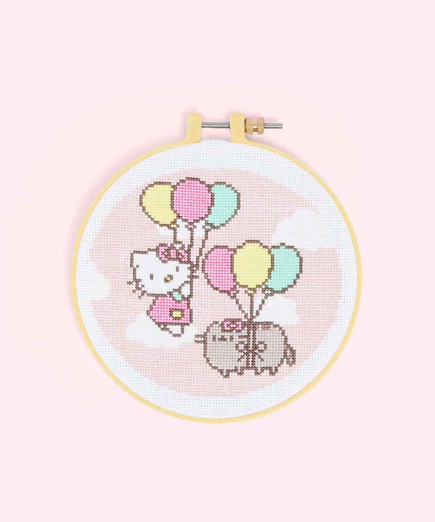 Stitch & Story Hello Kitty® X Pusheen® Cross-Stitch Kit Crafts & Games